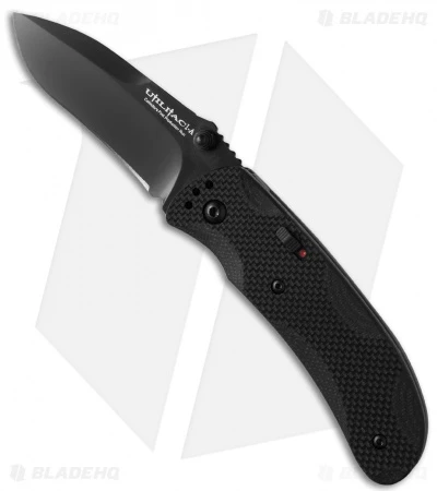 Ontario Joe Pardue Utilitac I Spring Assisted Knife (3" Black) 8873 OKC