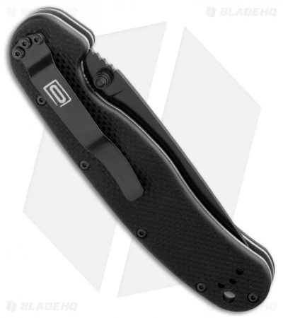 Ontario RAT Model 1A Spring Assisted Knife Black G10 (3.625" Black) 8871 - Image 2