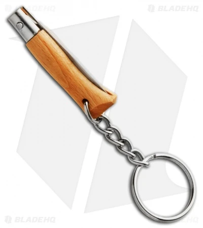 Opinel No. 2 Folding Knife Keychain Beechwood (1.25" Satin) #2 - Image 2