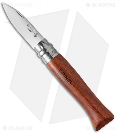 Opinel No. 9 Oyster & Shellfish Folding Knife - Padouk Wood (3.25" Satin)