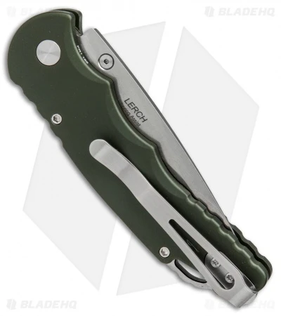 Pro-Tech TR-5 Lerch Spring Assisted Knife Green (3.25" Stonewash) SA.1 GRN - Image 3