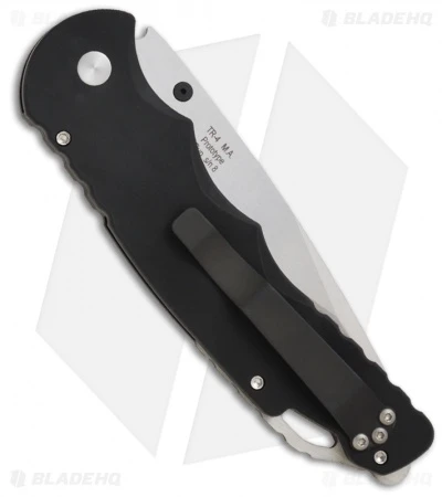 Pro-Tech TR-4 Tactical Response Button Lock Manual Knife (4" Stonewash) TR-4MA.1 - Image 2