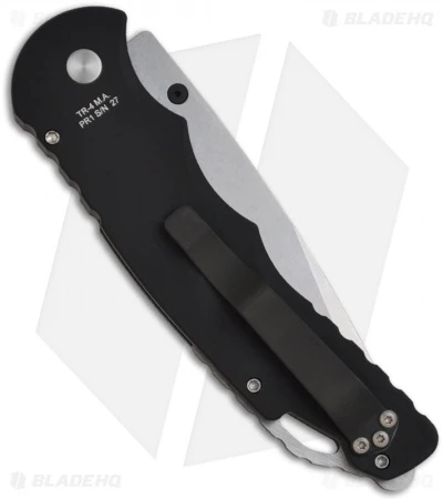 Pro-Tech TR-4 Tactical Response Button Lock Manual Knife (4" SW Serr) TR-4MA.2 - Image 2