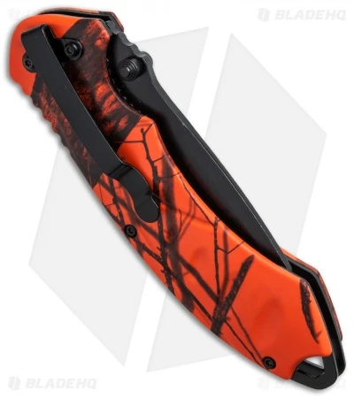 Remington Sportsman FAST 2.0 Spring Assisted Knife Camo (3.5" Black) R11619 - Image 2