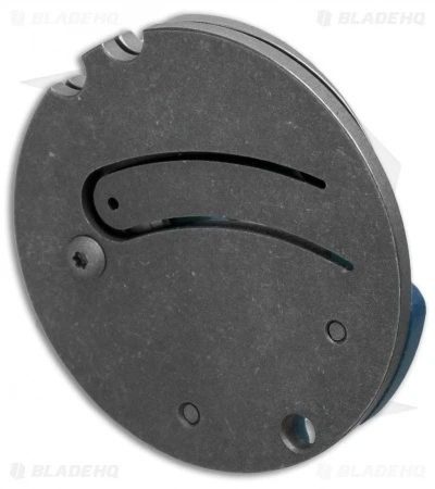 Serge Panchenko Coin Claw Folder Knife Blue G-10 (1" Tumbled) - Image 3