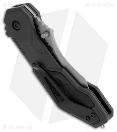 Smith & Wesson MAGIC Spring Assist Knife (3" Black Plain) SWMP1B - Image 2