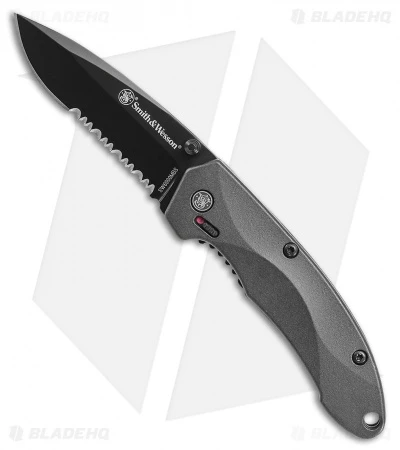 Smith & Wesson Mini S.W.A.T. Spring Assisted Knife Gray (2.25" Black) SW6000MBS