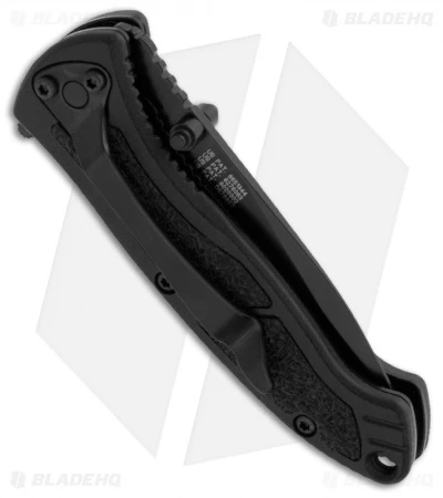 Smith & Wesson SWATB Small MAGIC Spring Assist Knife (2.5" Black Plain) - Image 2