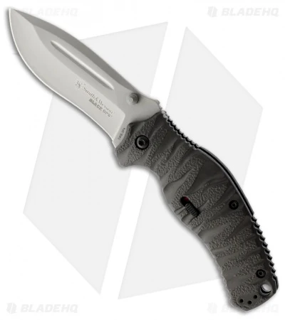 Smith & Wesson Black Ops Spring Assisted Knife (3.35" Bead Blast) SWBLOP4