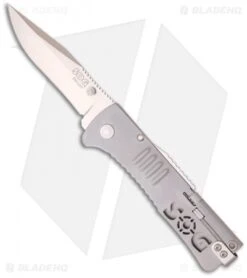 SOG SlimJim Bead Blast Assisted Opening Knife (3.18" Satin) SJ-31