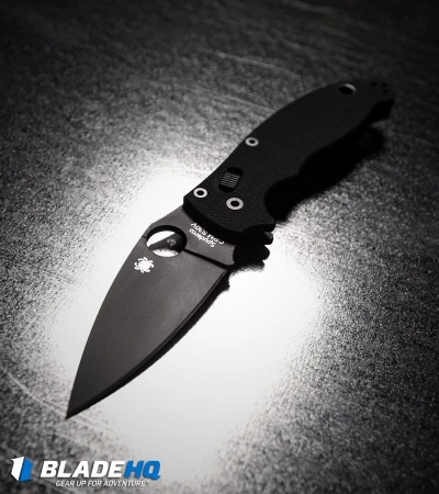 Spyderco Manix 2 Knife Tactical G-10 (3.375" Black) C101GPBBK2 - Image 3