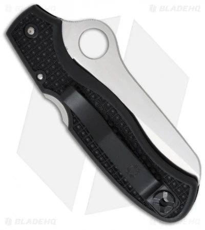 Spyderco Atlantic Salt Folding Dive Knife C89SBK FRN (3.69" Satin Serr) - Image 2