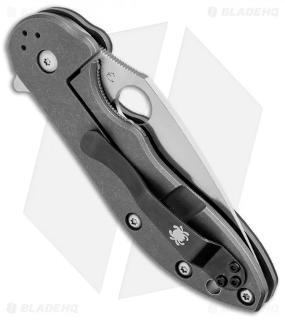 Spyderco Domino Red Weave Carbon Fiber Flipper Knife (3.13" Satin) C172CFRDTIP - Image 3