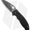 Spyderco Manix 2 Knife Tactical G-10 (3.375" Black) C101GPBBK2