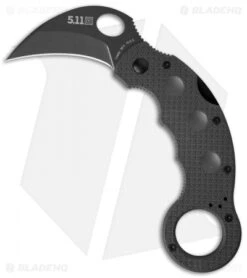 5.11 Tactical Karambit Folder Knife Charcoal (2.875" Black) 51105