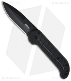 Timberline Vallotton Kickstart Spring Assisted Knife (3.2" Black Plain) 1143