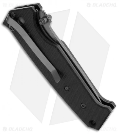 Timberline Vallotton Large Signature Spring Assisted Knife (Black) 1231 - Image 2