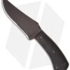 Winkler Knives Belt Knife Fixed Blade Black Canvas Laminate (4.75" Caswell)