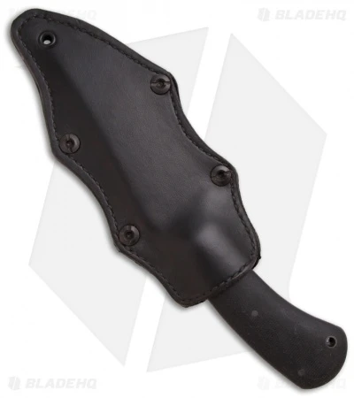 Winkler Knives Belt Knife Fixed Blade Black Canvas Laminate (4.75" Caswell) - Image 2