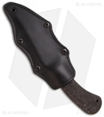 Winkler Knives Field Knife Fixed Blade Black Canvas Laminate (5.75" Caswell) - Image 2