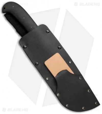 Winkler Knives Camp Knife Fixed Blade Black Micarta (10" Caswell) - Image 2