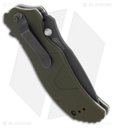 Zero Tolerance 0350GRN Assisted Opening Knife Green Aluminum (3.25" Black) ZT - Image 2