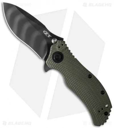 Zero Tolerance 0301 Assisted Opening Knife Ranger Green (3.75" Tiger Stripe) ZT